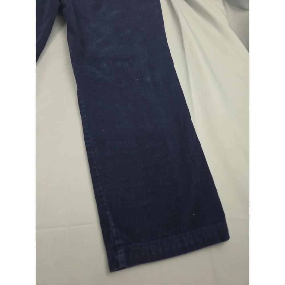 Vintage Y2K Corduroy Pants By Northern Reflections Womens 12 Blue Cotton Stretch